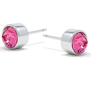 Harley Pink Small Stud Earrings